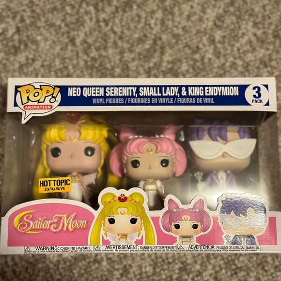 Funko Accessories - Funko Sailor Moon Pop! Animation Neo Queen Serenity, Small Lady & King Endymion